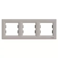   Schneider Electric Asfora EPH5800369 Hármas keret, vízszintes, bronz ( EPH5800369 ).