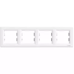   Schneider Electric Asfora EPH5800421 Négyes keret, vízszintes, fehér ( EPH5800421 ).