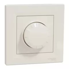   Schneider Electric Asfora EPH6800123 forgatógombos fényerőszabályzó (dimmer) LED-hez, 3-370W rezisztív és kapacitív, 0-200W LED, bézs burkolattal, kerettel, süllyesztett 230V ( EPH6800123 )