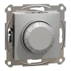   Schneider Electric Asfora EPH6800161 forgatógombos fényerőszabályzó (dimmer) LED-hez, 3-370W rezisztív és kapacitív, 0-200W LED, alumínium burkolattal, keret nélkül, süllyesztett 230V ( EPH6800161 )