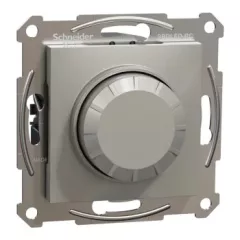   Schneider Electric Asfora EPH6800169 forgatógombos fényerőszabályzó (dimmer) LED-hez, 3-370W rezisztív és kapacitív, 0-200W LED, bronz burkolattal, keret nélkül, süllyesztett 230V ( EPH6800169 )