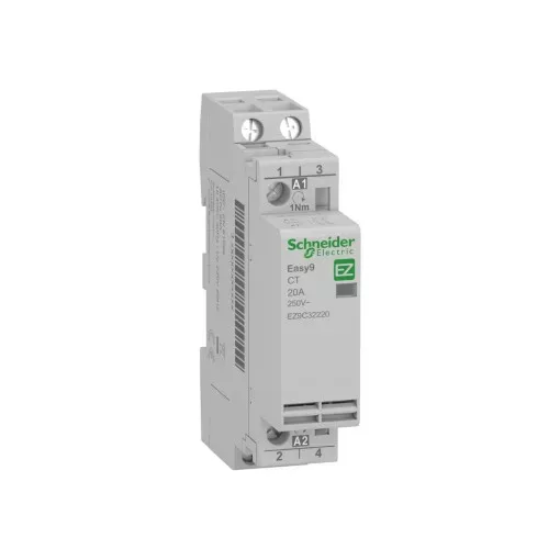 Schneider Electric EASY9 PRO EZ9C32220 moduláris kontaktor 20A, 2 záró érintkező (NO), vezérlő feszültség 230V AC 50 Hz