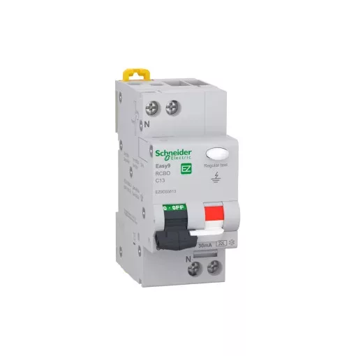 Schneider Electric EASY9 PRO EZ9D55613 Áramvédős kismegszakító (Kombi Fi-relé) 1P+N, C karakterisztika, 13A, 30mA, 6kA, A osztály