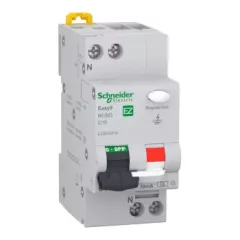   Schneider Electric EASY9 PRO EZ9D55616 Áramvédős kismegszakító (Kombi Fi-relé) 1P+N, C karakterisztika, 16A, 30mA, 6kA, A osztály (R9D31216 kiváltója)