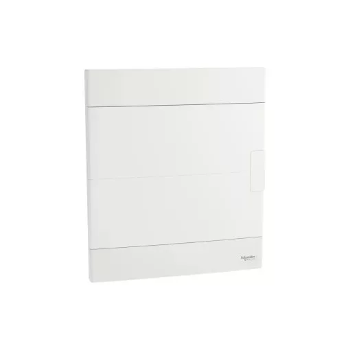 Schneider Electric Easy9 EU EZ9EUB212 műanyag kiselosztó 24 modul, 2 sor, PE+N sínnel,  teli ajtóval, IP40 (zárt ajtóval), süllyesztett - méret 345x300x99 mm