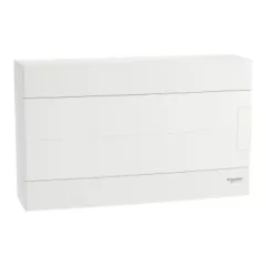   Schneider Electric Easy9 EU EZ9EUD118 műanyag kiselosztó 18 modul, 1 sor, PE+N sínnel,  teli ajtóval, IP40 (zárt ajtóval), falon kívüli - méret 221x364x103 mm ( EZ9EUD118 )