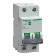   Schneider Electric EASY9 PRO EZ9F27210 Kismegszakító 2P, 10A, B karakterisztika, 6 kA