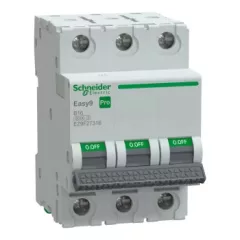   Schneider Electric EASY9 PRO EZ9F27316 Kismegszakító 3P, 16A, B karakterisztika, 6 kA