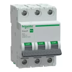   Schneider Electric EASY9 PRO EZ9F27325 Kismegszakító 3P, 25A, B karakterisztika, 6 kA
