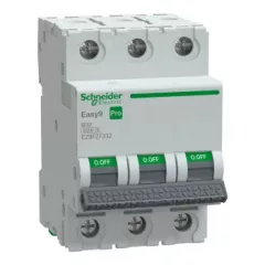   Schneider Electric EASY9 PRO EZ9F27332 Kismegszakító 3P, 32A, B karakterisztika, 6 kA
