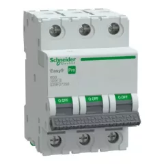   Schneider Electric EASY9 PRO EZ9F27350 Kismegszakító 3P, 50A, B karakterisztika, 6 kA