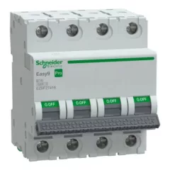   Schneider Electric EASY9 PRO EZ9F27416 Kismegszakító 4P, 16A, B karakterisztika, 6 kA