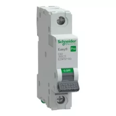   Schneider Electric EASY9 PRO EZ9F57163 Kismegszakító 1P, 63A, C karakterisztika, 6 kA (R9F14163 kiváltója)