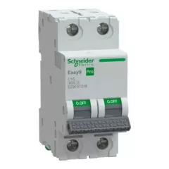   Schneider Electric EASY9 PRO EZ9F57216 Kismegszakító 2P, 16A, C karakterisztika, 6 kA (R9F14216 kiváltója)
