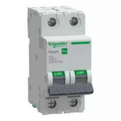   Schneider Electric EASY9 PRO EZ9F57240 Kismegszakító 2P, 40A, C karakterisztika, 6 kA (R9F14240 kiváltója)