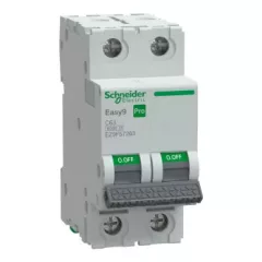   Schneider Electric EASY9 PRO EZ9F57263 Kismegszakító 2P, 63A, C karakterisztika, 6 kA