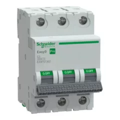   Schneider Electric EASY9 PRO EZ9F57302 Kismegszakító 3P, 2A, C karakterisztika, 6 kA