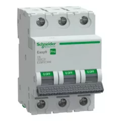   Schneider Electric EASY9 PRO EZ9F57306 Kismegszakító 3P, 6A, C karakterisztika, 6 kA (R9F14306 kiváltója)