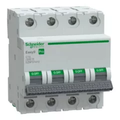   Schneider Electric EASY9 PRO EZ9F57410 Kismegszakító 4P, 10A, C karakterisztika, 6 kA