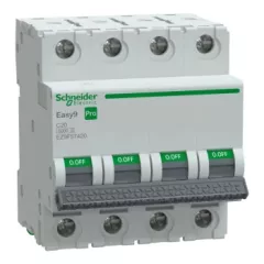   Schneider Electric EASY9 PRO EZ9F57420 Kismegszakító 4P, 20A, C karakterisztika, 6 kA