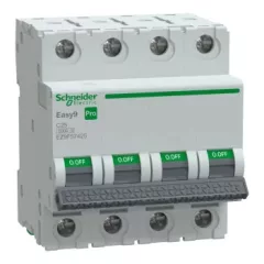   Schneider Electric EASY9 PRO EZ9F57425 Kismegszakító 4P, 25A, C karakterisztika, 6 kA