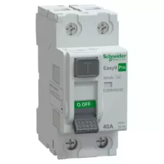   Schneider Electric EASY9 PRO EZ9R49240 áram-védőkapcsoló (Fi-relé) A osztály, 2P, 40A, 30mA