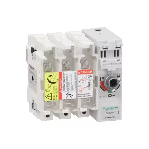 Schneider Electric GS2QQB3 Biztosítóbetétes megszakító szakaszoló