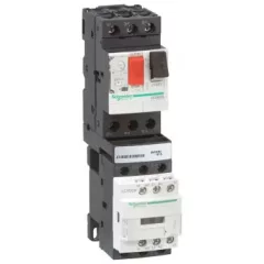   Schneider Electric GV2DM110BD Komplett motorindító, 1-es típusú koordináció, 4…6,3A