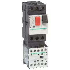   Schneider Electric GV2ME06K1BW3 Komplett motorindító, 1,6A, 24VDC