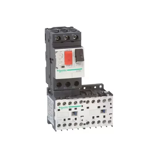 Schneider Electric GV2ME06K2BW3 Komplett irányváltó motorindító 1,6A 24VDC