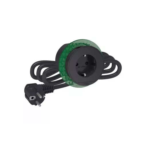 Schneider Electric INS44001 UNICA SYSTEM+ Bútorba süllyeszthető 2P+F csatlakozóaljzat 16A 250V antracit
