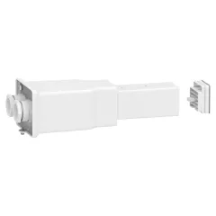   Schneider KBB40ABG44TW Canalis - Betápláló elem, 40 A, bal ,fehér