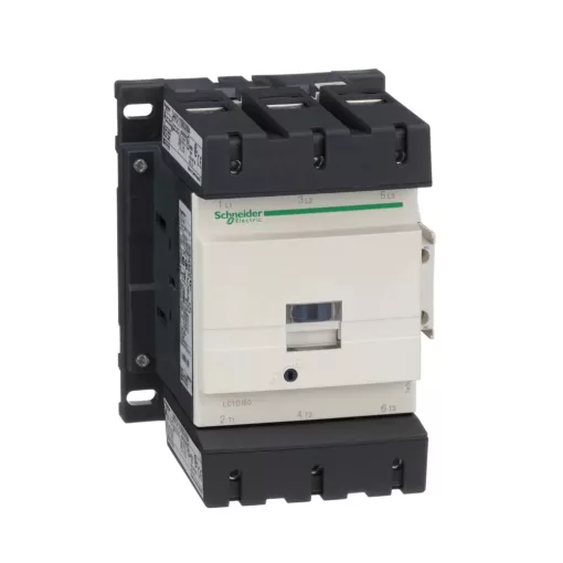 Schneider Electric, TeSys D, LC1D150E7, Mágneskapcsoló, 75kW/150A (400V, AC3), 48V AC 50/60 Hz vezerlés, 1Z+1Ny, csavaros csatlakozás, TeSys D (Schneider LC1D150E7)