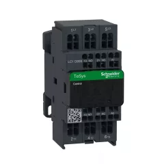   Schneider Electric, TeSys D, LC1D253V7, Mágneskapcsoló, 11kW/25A (400V, AC3), 400V AC 50/60 Hz vezerlés, 1Z+1Ny, rugós csatlakozás, TeSys D (Schneider LC1D253V7)