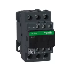   Schneider Electric, TeSys D, LC1D32B7, Mágneskapcsoló, 15kW/32A (400V, AC3), 24V AC 50/60 Hz vezerlés, 1Z+1Ny, csavaros csatlakozás, TeSys D (Schneider LC1D32B7)
