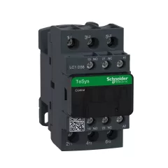   Schneider LC1D38D5, Tesys D mágneskapcsoló, 18.5kW/38A (400V, AC3), 42V AC 50 Hz vezerlés, 1Z+1Ny, csavaros csatlakozás