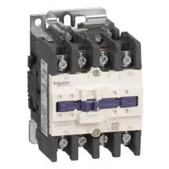   Schneider Electric, TeSys D, LC1D40008B7, Mágneskapcsoló, 60A (400V, AC1), 4 pólus, 2 Záró + 2 Nyitó főérintkező, 24V AC 50/60 Hz vezerlés, csavaros csatlakozás, TeSys D (Schneider LC1D40008B7)