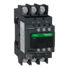   Schneider Electric LC1D40A6G7 3pólusú mágneskapcsoló sarus (AC3, 400V 40A), tek. 120V AC 50/60Hz