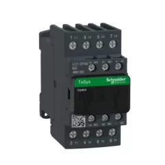   Schneider Electric LC1DT40ED DC mágneskapcsoló, 40A (AC1), csavaros csatlakozású, 4Z pólus