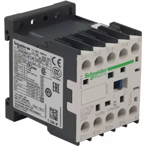 Schneider Electric LC7K09004M7 Mágneskapcsoló 220/230V 50/60Hz 9A