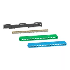   Schneider Electric LGYT2A22 Resi 9 Csatlakozóblokk, 11 x 16 + 11 x 10 csavaros + 1 zöld és 1 kék burkolat (80A)