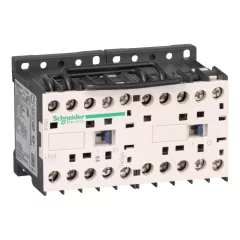   Schneider Electric, Forgásirányváltó magneskapcsoló, 5,5kW/12A (400V, AC3), 24V DC vezerlés, 1Ny, csavaros csatlakozás, TeSys K (Schneider LP2K1201BD)