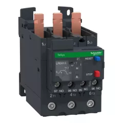   Schneider LRD313 hőkioldó relé 9..13 A, csavaros csatlakozás, LC1D40A..D65A, 10A osztály (TeSys LRD)