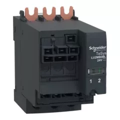   Schneider Electric LU2MB0BL Irányváltó blokk energiaátviteli alapmodul alá közvetlenül, 32A, 24VDC