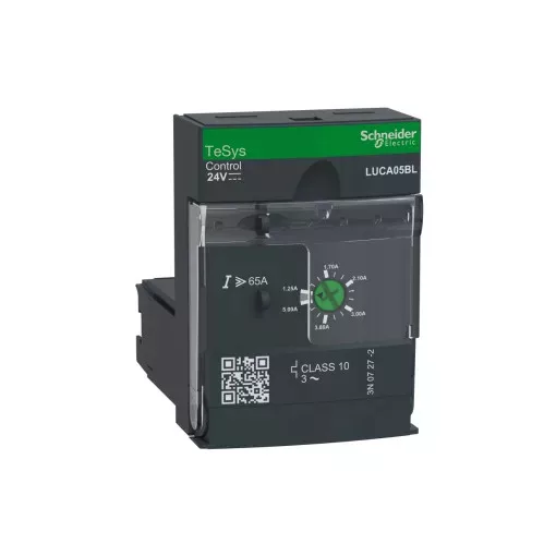 Schneider Electric LUCA05BL Vezérlőegység, 1,25-5A, 24VDC, 10-es osztályú, 3-fázisú