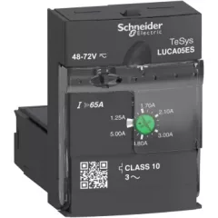   Schneider Electric LUCA05ES Vezérlőegység, 1,25-5A, 48-72VAC/DC, 10-es osztályú, 3-fázisú