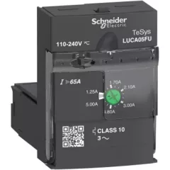   Schneider Electric LUCA05FU Vezérlőegység, 1,25-5A, 110-240VAC/DC, 10-es osztályú, 3-fázisú