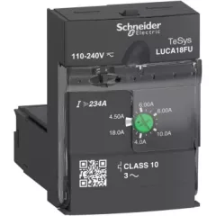   Schneider Electric LUCA18FU Vezérlőegység, 4,5-18A, 110-240VAC/DC, 10-es osztályú, 3-fázisú