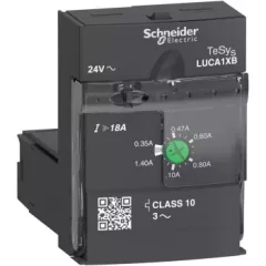   Schneider Electric LUCA1XB Vezérlőegység, 0,35-1,4A, 24VAC, 10-es osztályú, 3-fázisú