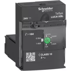   Schneider Electric LUCA1XBL Vezérlőegység, 0,35-1,4A, 24VDC, 10-es osztályú, 3-fázisú